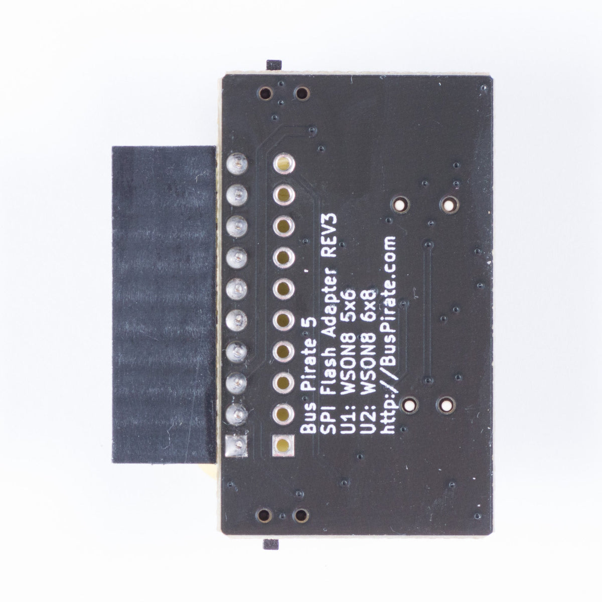 Bus Pirate 5 WSON8 SPI flash adapter