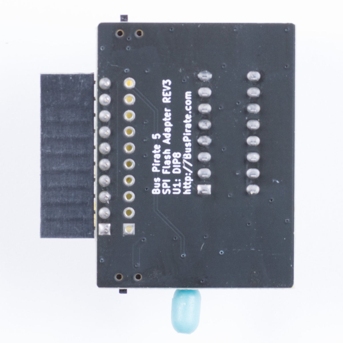 Bus Pirate 5 DIP8 SPI flash adapter