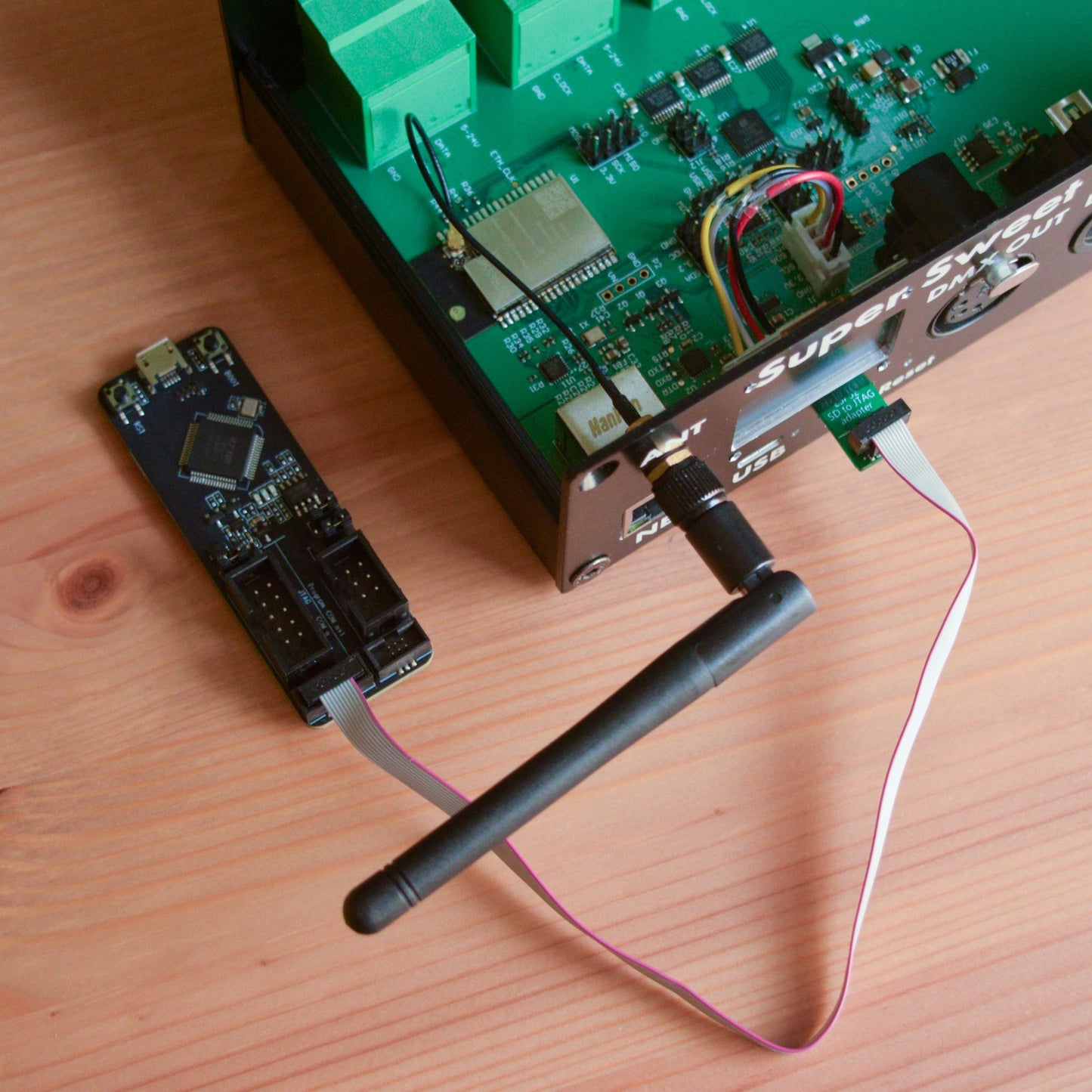 MicroSD to JTAG adapter for ESP32