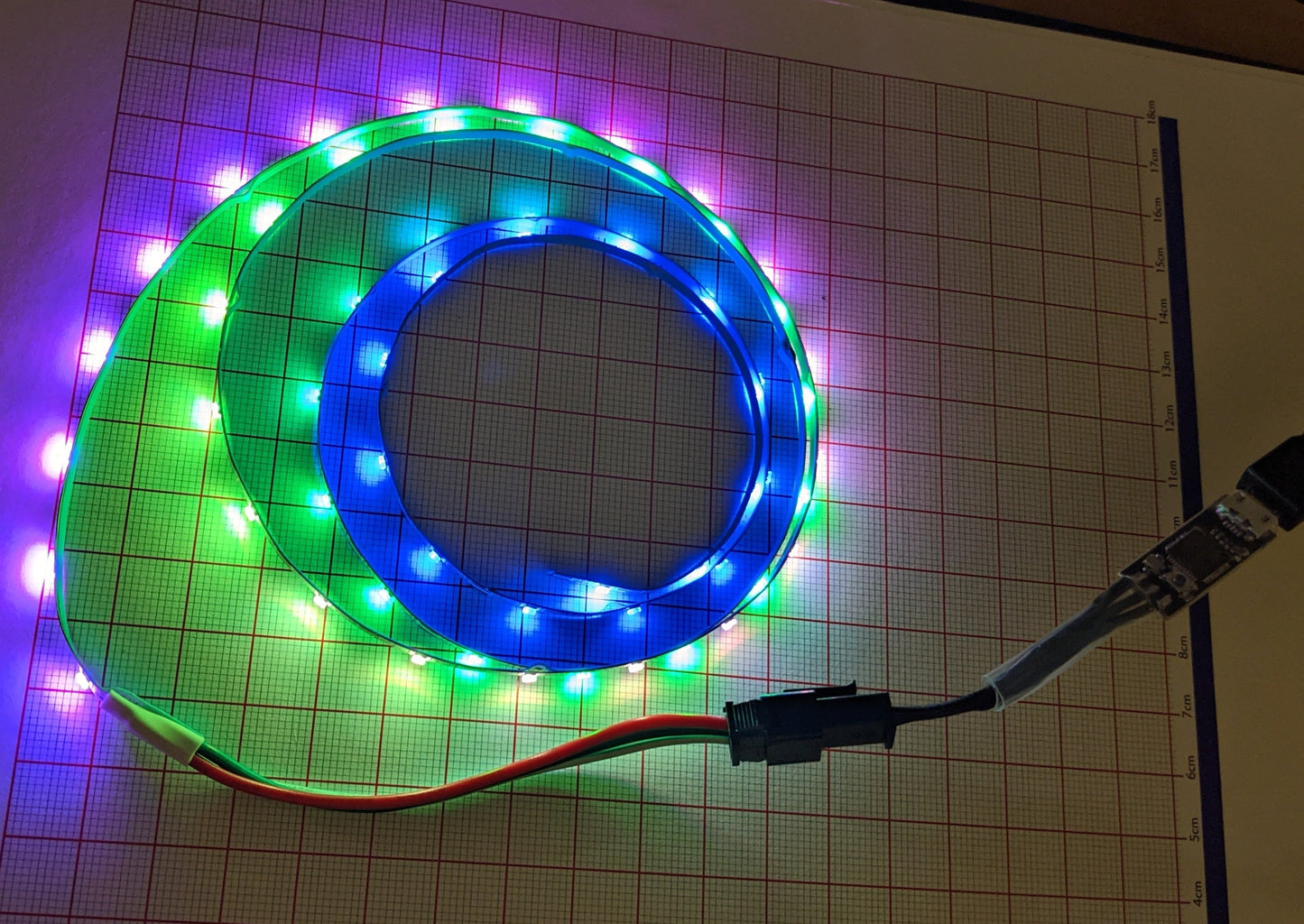 3mm Ultra Thin Digital LED Strip with WS2812B-2020,60LEDs/strip