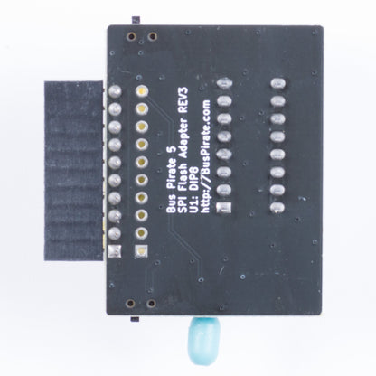 Bus Pirate 5 DIP8 SPI flash adapter