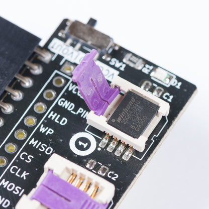 Bus Pirate 5 WSON8 SPI flash adapter