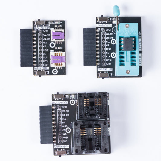 Bus Pirate SPI flash adapter bundle