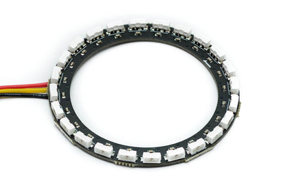LED ring with 24 right-angle LEDs, outwards facing