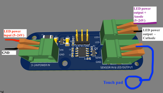 Touch Sensor Light Controller